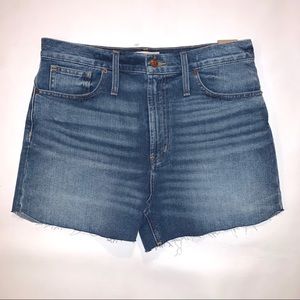 Madewell “the perfect jean shorts” NWT